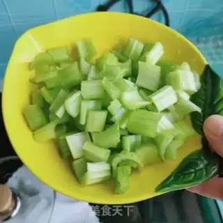 Make Peanut rice celery step 2