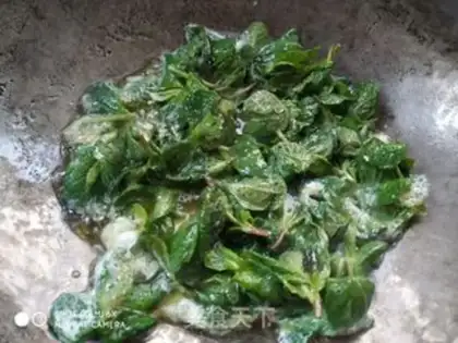 Make Egg fried mint step 7