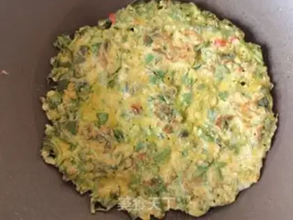 Make oatmeal oatmeal pasta eggcake step 9