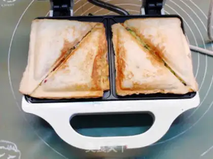 Make A pork cheese sandwich step 10