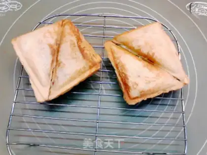 Make A pork cheese sandwich step 11