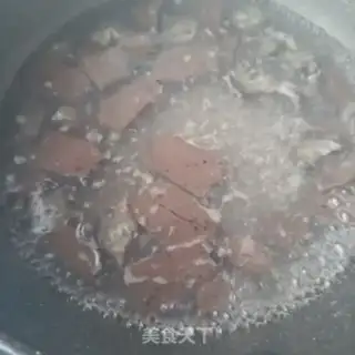 Make Soup of sea hog blood step 9