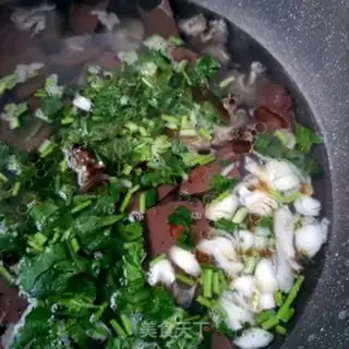 Make Soup of sea hog blood step 12