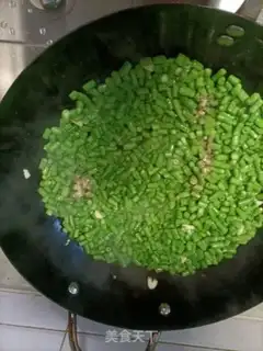 Make Eggs, fried beans step 9
