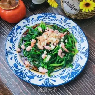 Make Shrimp spinach step 11