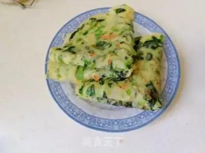 Make Spinach omelet step 8