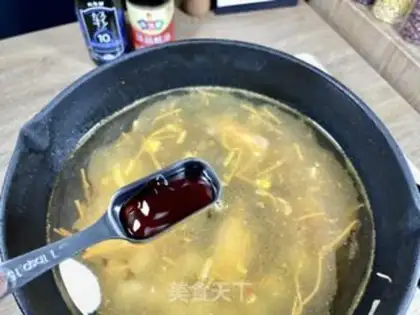 Make Pine shrimp plum soup step 9