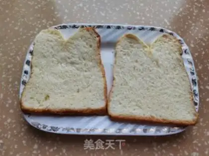 Make Peach sauce banana sandwich step 0