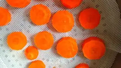 Make Carrot sesame ball step 1