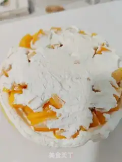 Make Mango cream birthday cake step 24