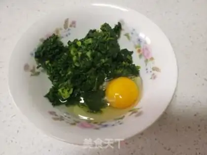 Make Spinach egg pancakes step 0