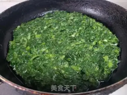 Make Spinach egg pancakes step 2
