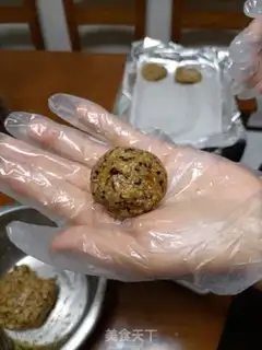 Make Black sesame oatmeal cookies step 5