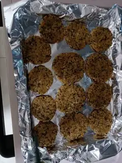 Make Black sesame oatmeal cookies step 6