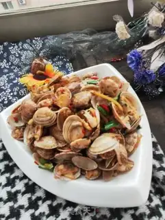 Make Scrambled clams step 7