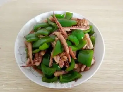 Make Squid pepper step 4