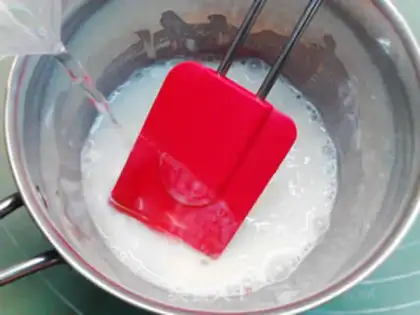 Make Soup cream toast step 1