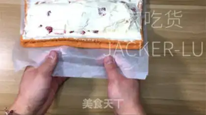 Make Strawberry rolls step 17