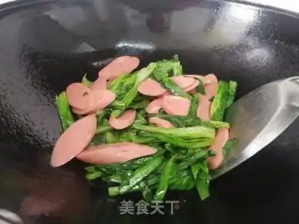 Make Wheat and ham sausage step 3