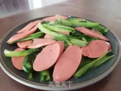 Make Wheat and ham sausage step 4
