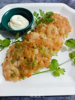 Make Vegetable shrimp cake step 11