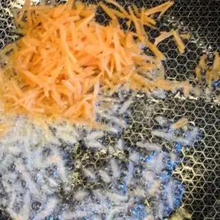 Make Onion egg fried rice step 6