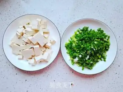 Make Tofu onions step 1
