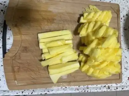 Make Pineapple bag step 0