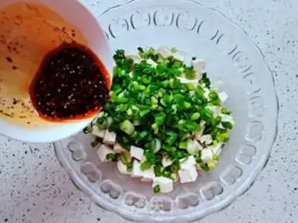 Make Tofu onions step 7