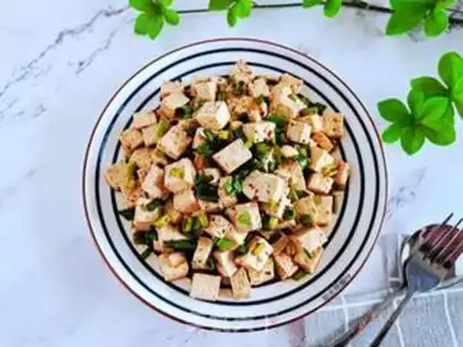 Make Tofu onions step 10