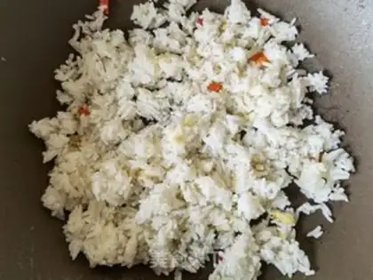 Make Champagne rice step 5