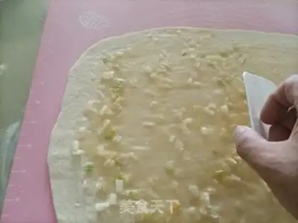 Make Onion sesame pancakes step 8