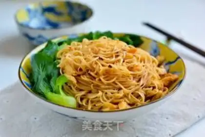 Make Egg soy noodles step 8