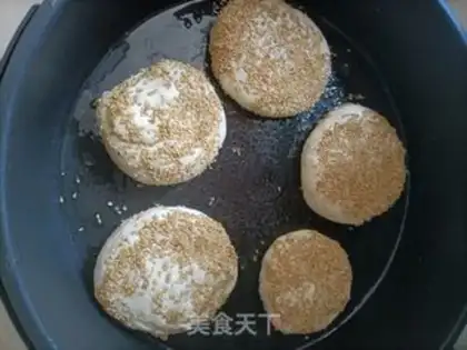 Make Onion sesame pancakes step 16