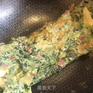 Make The spinach ham and eggs step 10