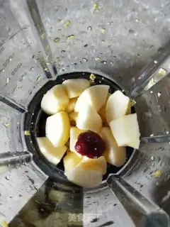 Make Apple rice paste step 1
