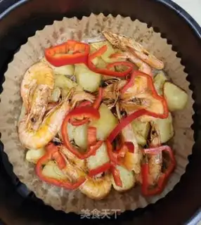 Make Pepper salt potato shrimp step 4