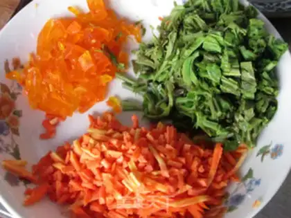 Make Scrambled rice step 2