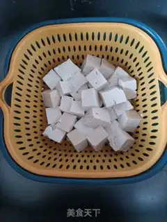 Make Garlic spinach tofu step 2