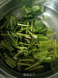 Make Garlic spinach tofu step 3