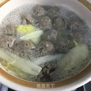 Make Meatball mushroom soup step 5