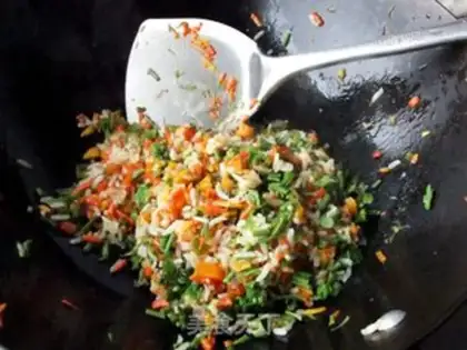 Make Scrambled rice step 8