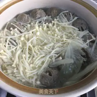 Make Meatball mushroom soup step 6