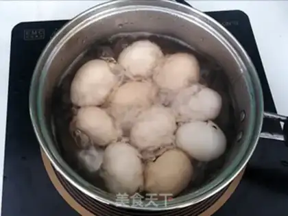Make Hair tea eggs step 2