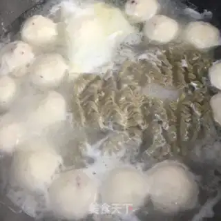 Make Fishball egg noodles step 6