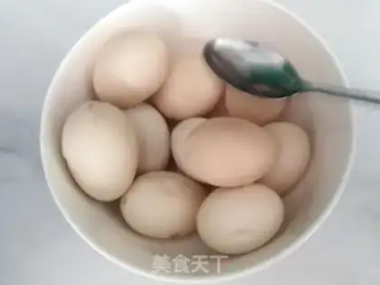 Make Hair tea eggs step 3