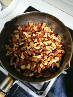 Make Red date cake step 3