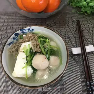 Make Fishball egg noodles step 9