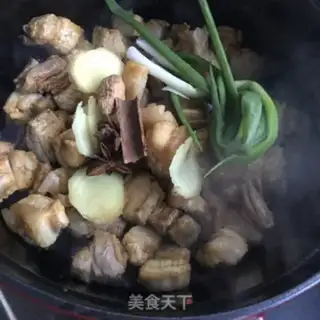Make Red roast roasted bamboo step 4