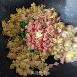 Make Ham sausage and curry step 6